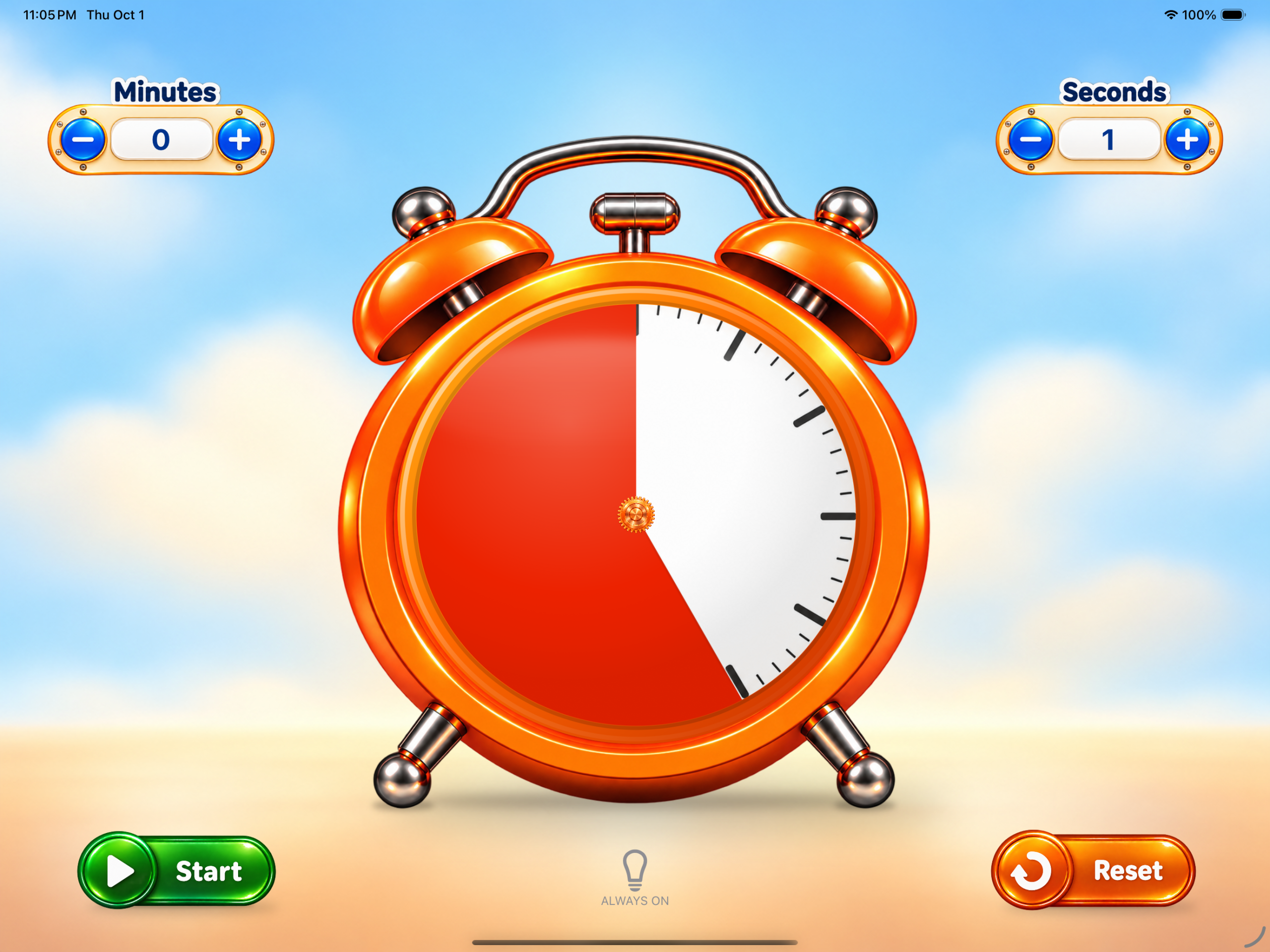 iWait tutorial step 1